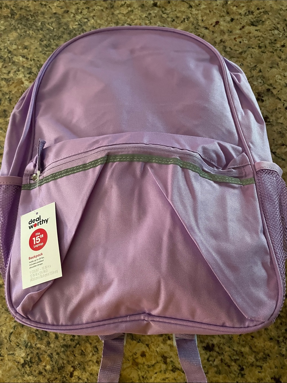 Lavender Kids Backpack - Lightweight School Bag